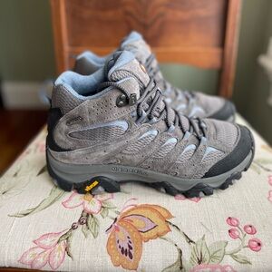 Merrell Moab 3 Mid Waterproof Hiking Boots Women’s 9 Granite Excellent Condition